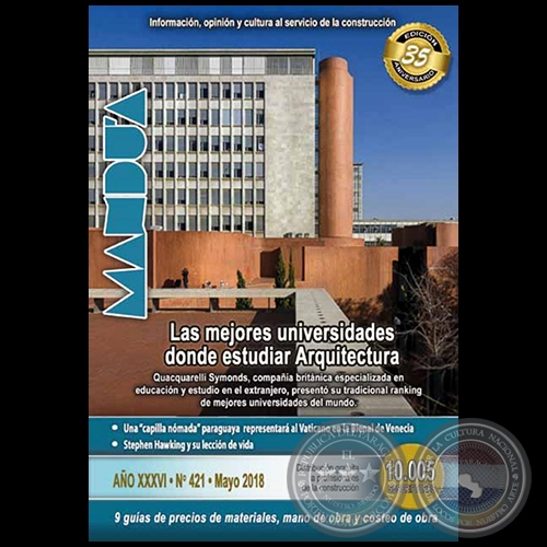MANDU'A Revista de la Construcción - Nº 421 - Mayo 2018